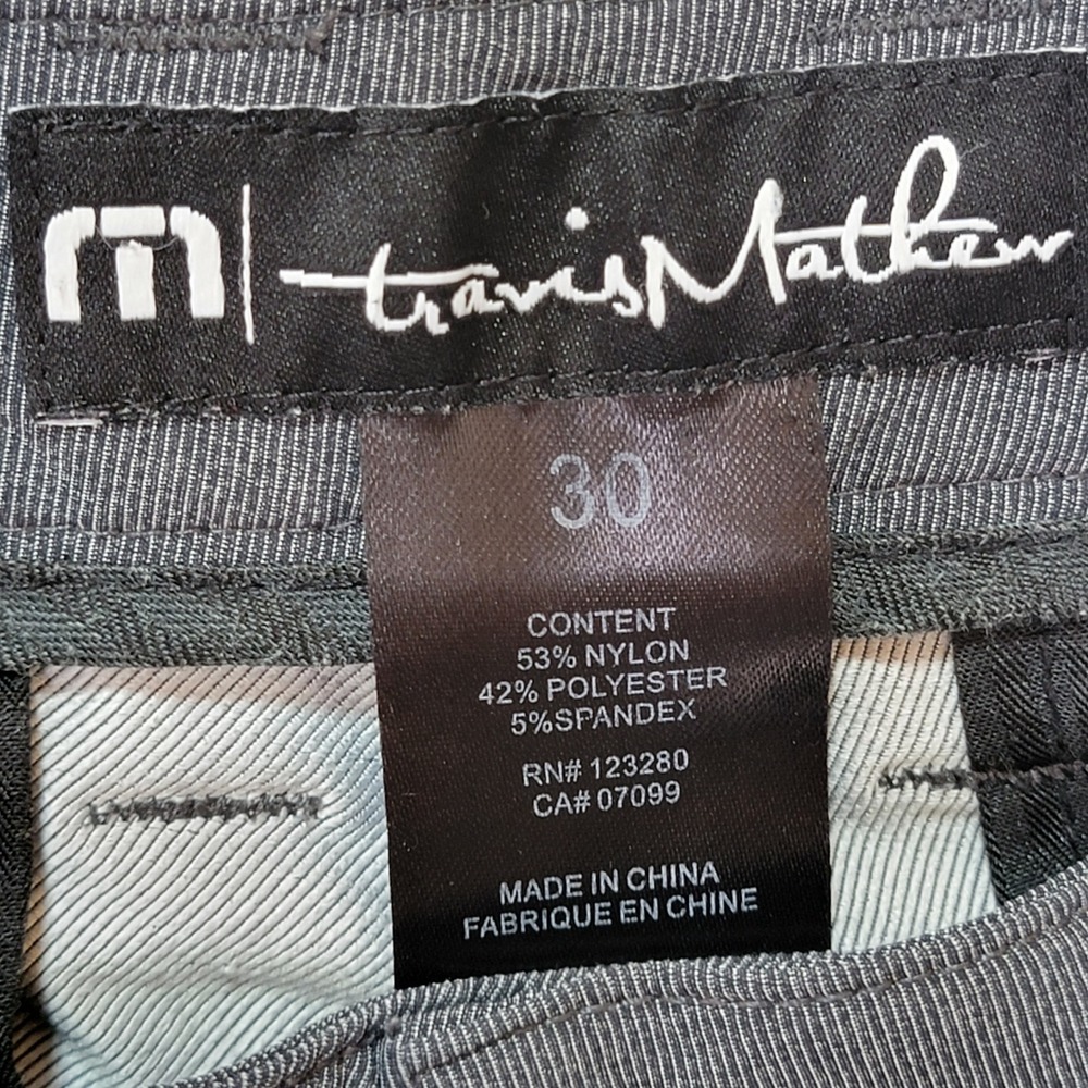 Travis Mathew Size 30 Gray Shorts Mens Golf Casual Flat Front - Picture 4 of 6
